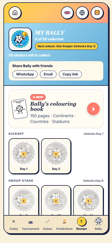 Stamps — Bally Adventures