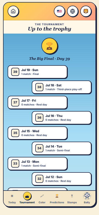 Tournament — Bally Adventures