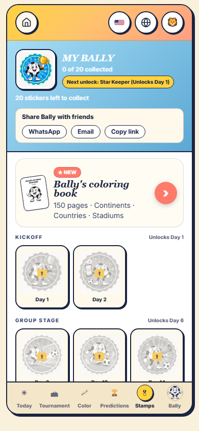 Stamps — Bally Adventures