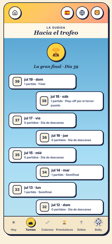 Torneo — Bally Adventures