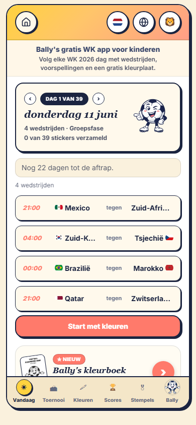Vandaag — Bally Adventures
